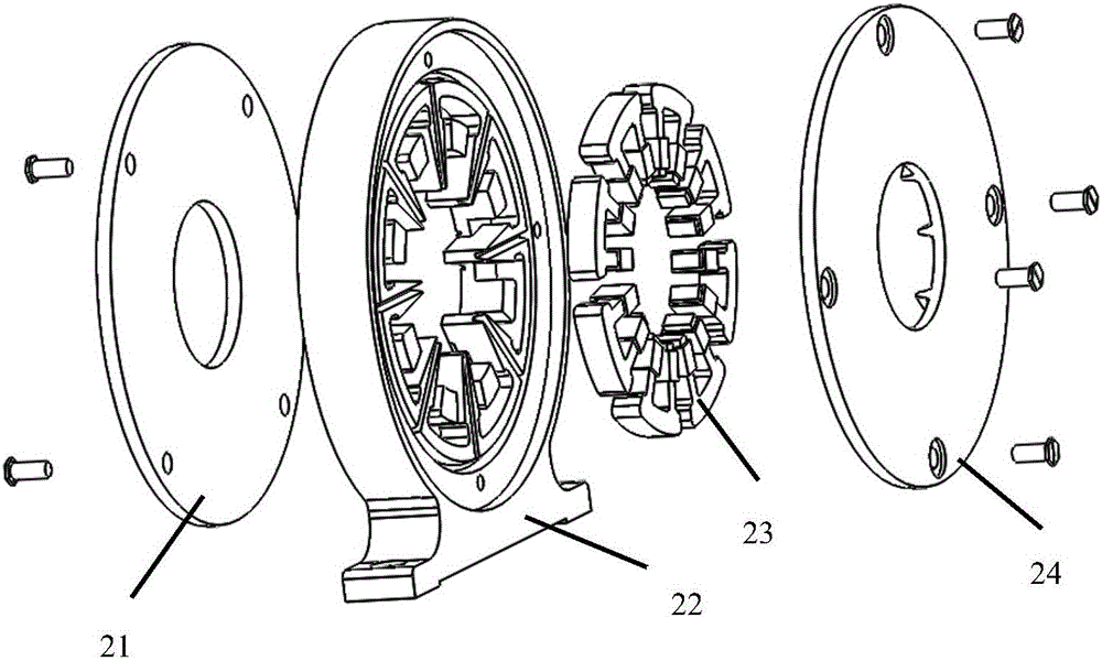 Heteropole type octupole radial electromagnetic suspension bearing