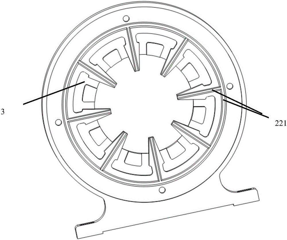 Heteropole type octupole radial electromagnetic suspension bearing
