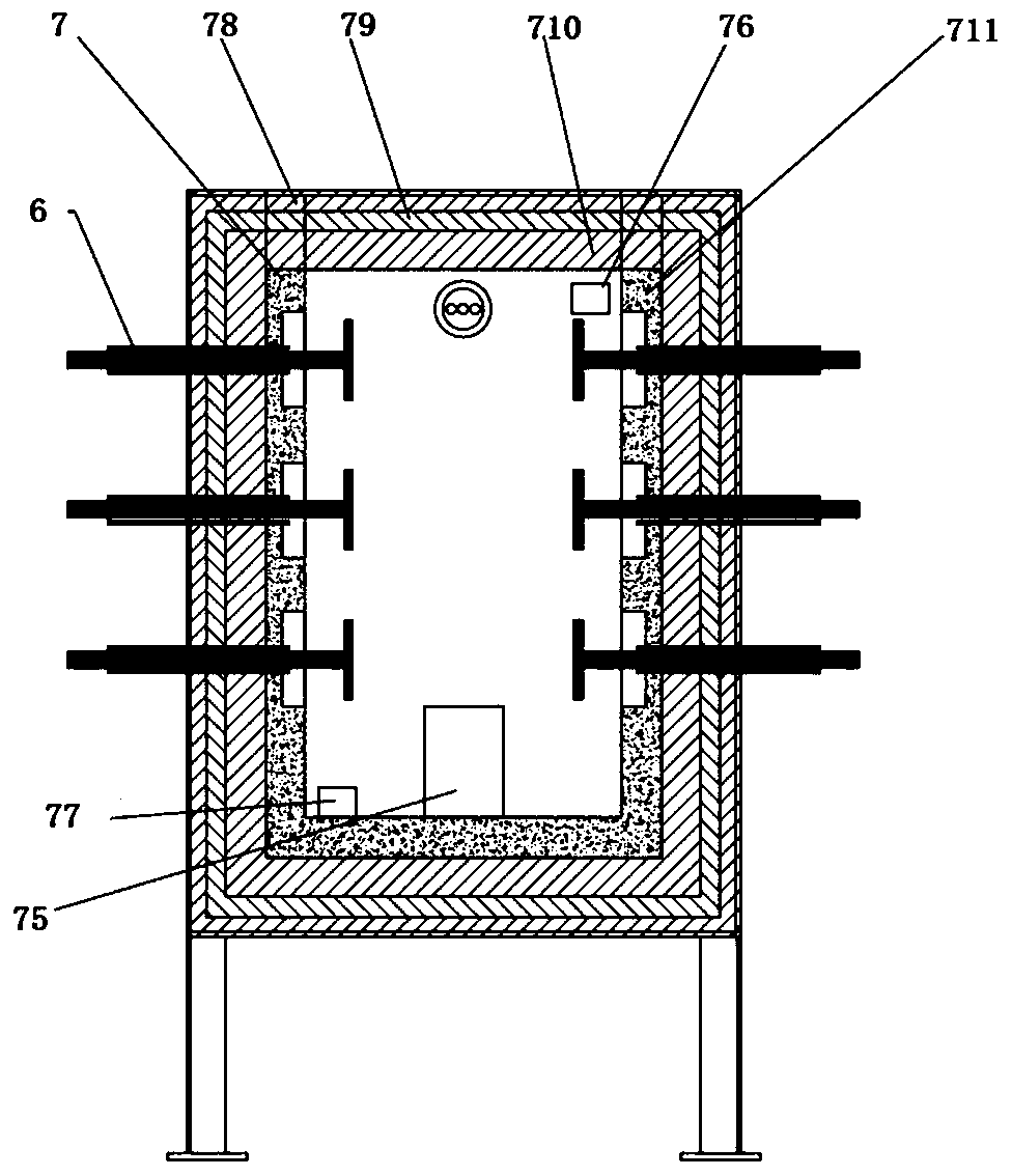 Plasma synergistic resistance furnace fly ash treatment system and treatment method