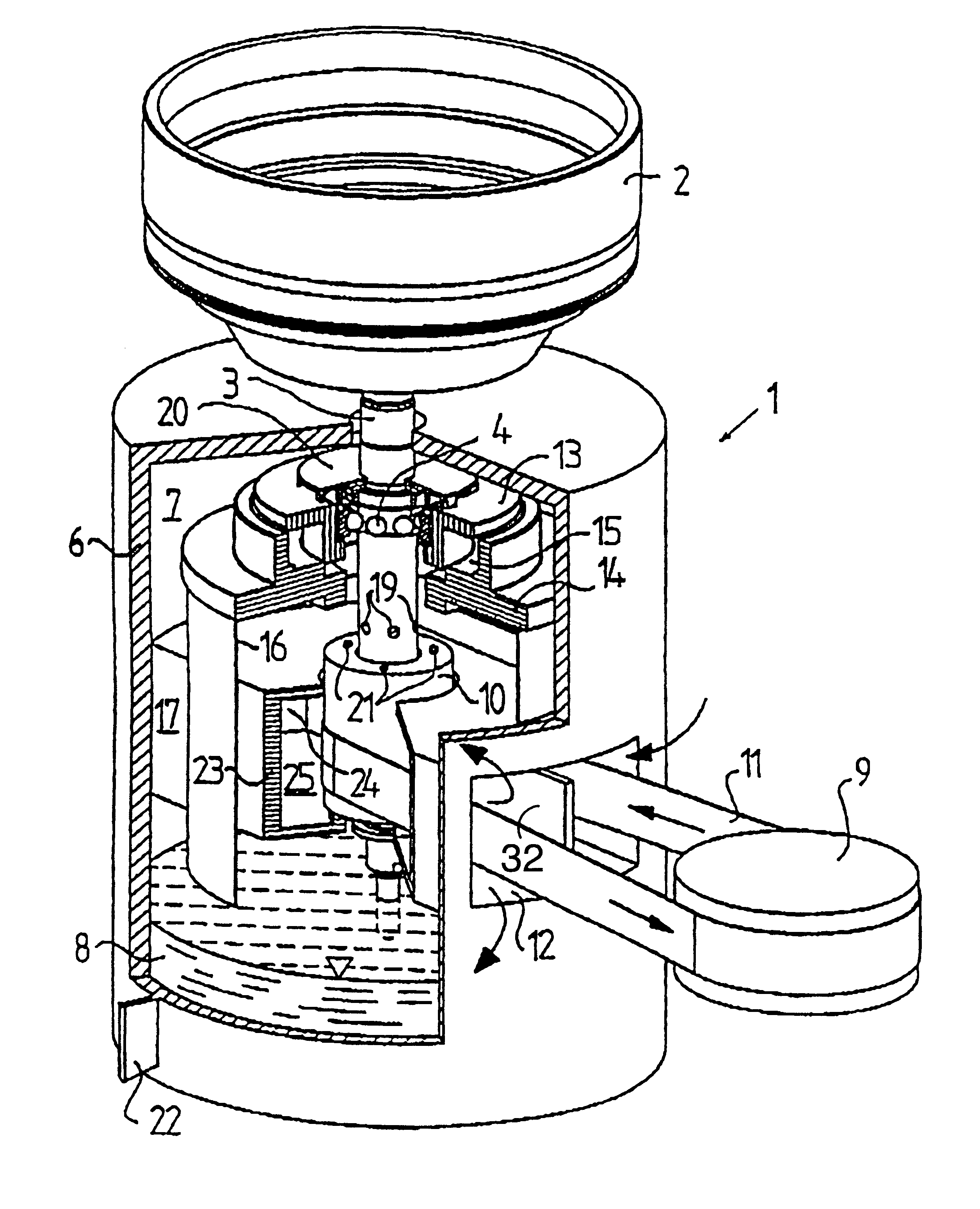 Drive unit for a centrifuge rotor of a centrifugal separator