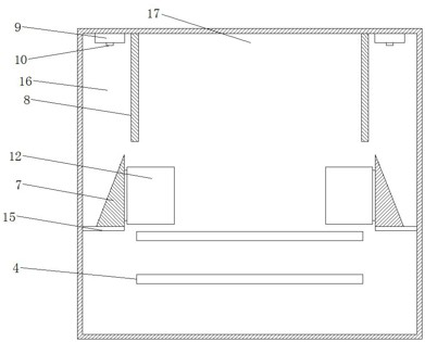 A rapid cooling and cooling device for billiards casting