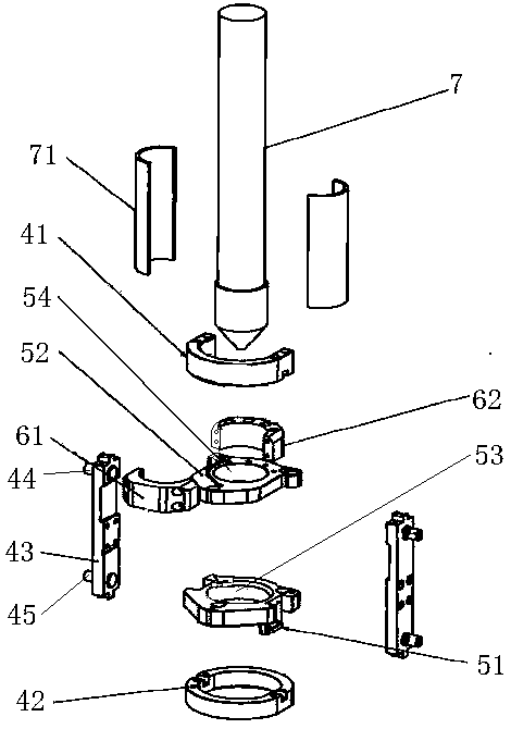 Thee-dimensional link type variable-groove cutting arm