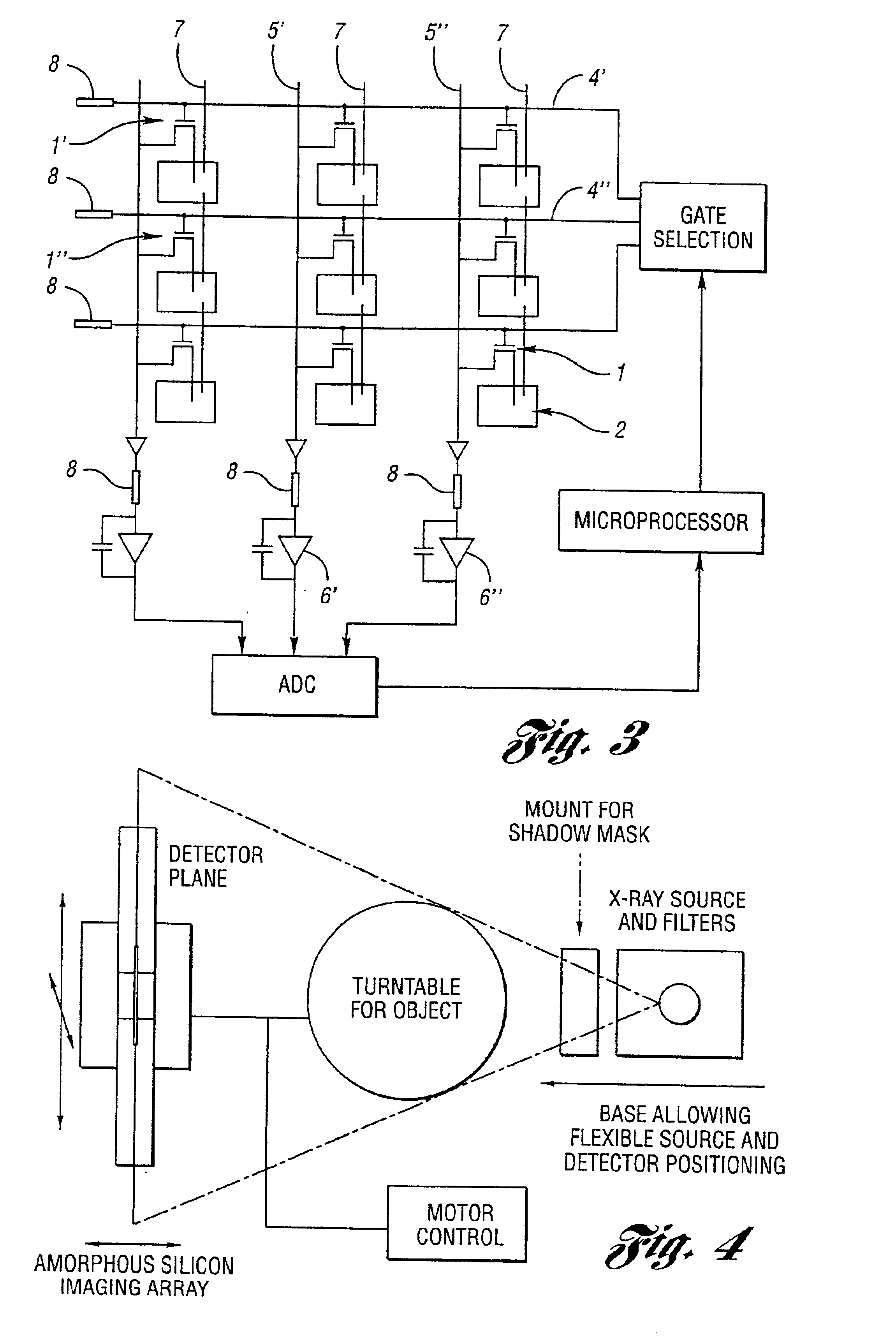 Method, processor and computed tomography (CT) machine for generating images utilizing high and low sensitivity data collected from a flat panel detector having an extended dynamic range