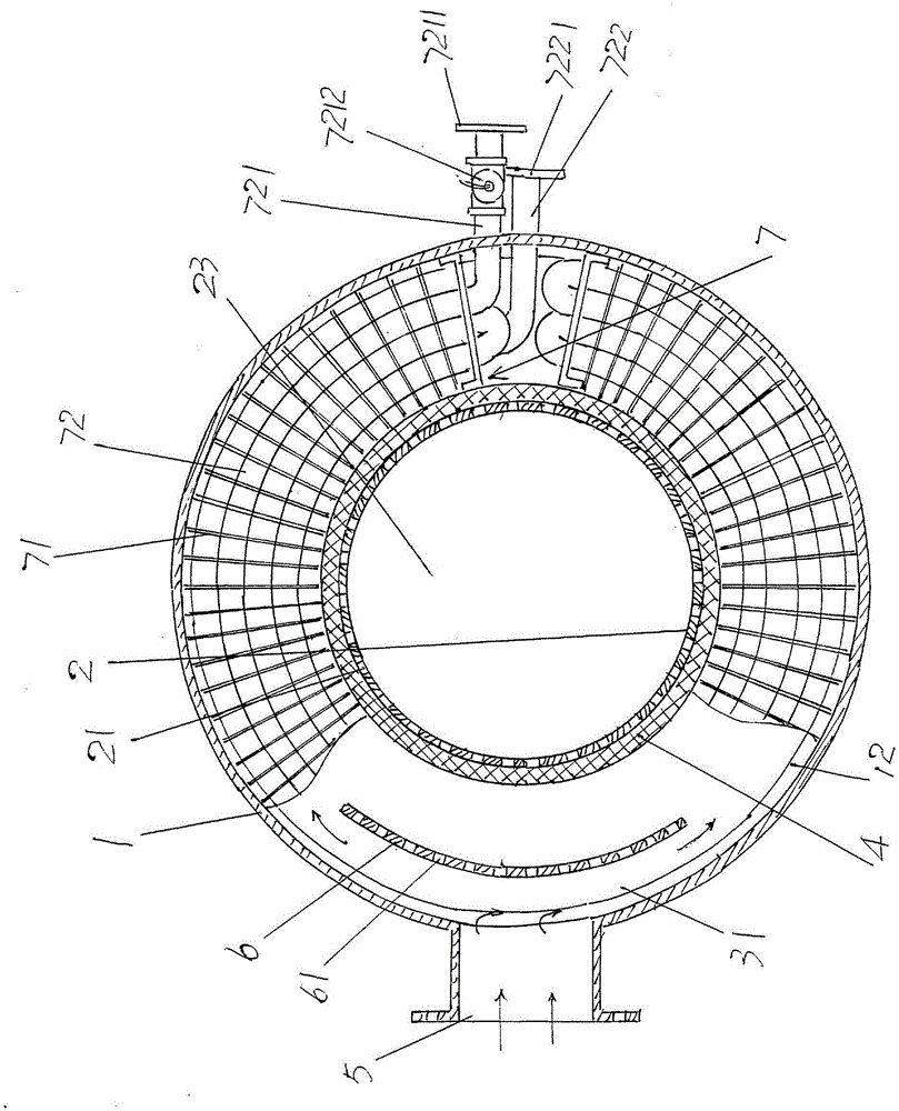 Gradient circular blowing cooling device used for polylactic acid short-fiber super-high speed spinning