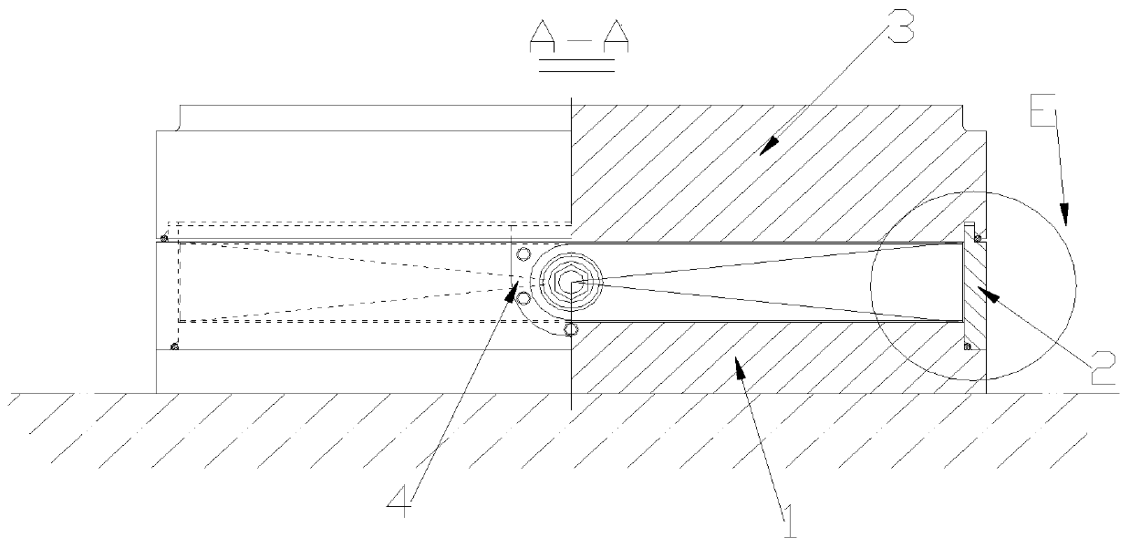 A protection device for a closed rolling force measuring sensor