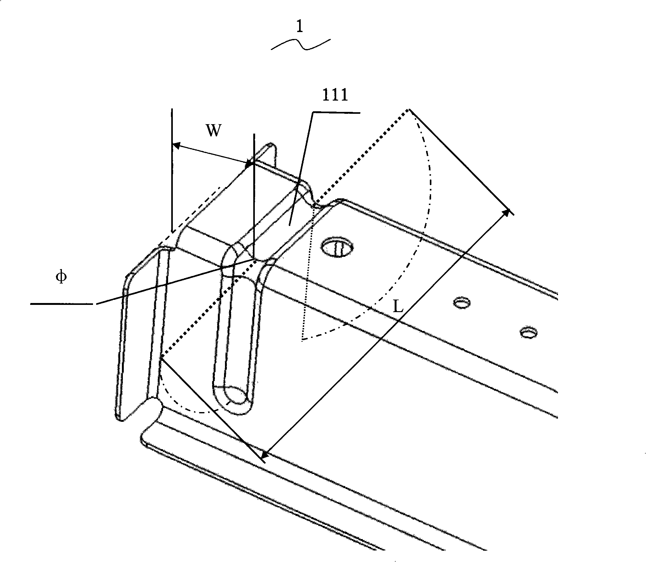 Vehicle cycle frame structure with deformation guiding arrangement