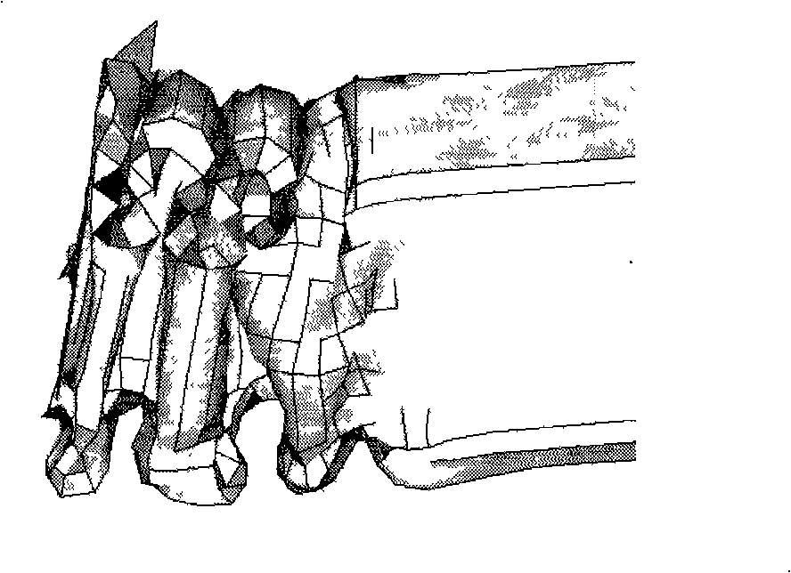 Vehicle cycle frame structure with deformation guiding arrangement