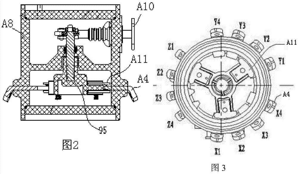 Voltage-regulating and capacity-adjusting tap-changer with vacuum interrupter