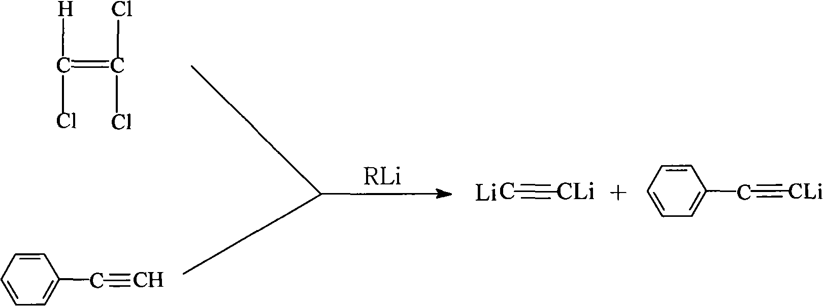 Novel high-temperature resistant phenylacetylene terminated poly (acetenyl-silane) and preparation method thereof