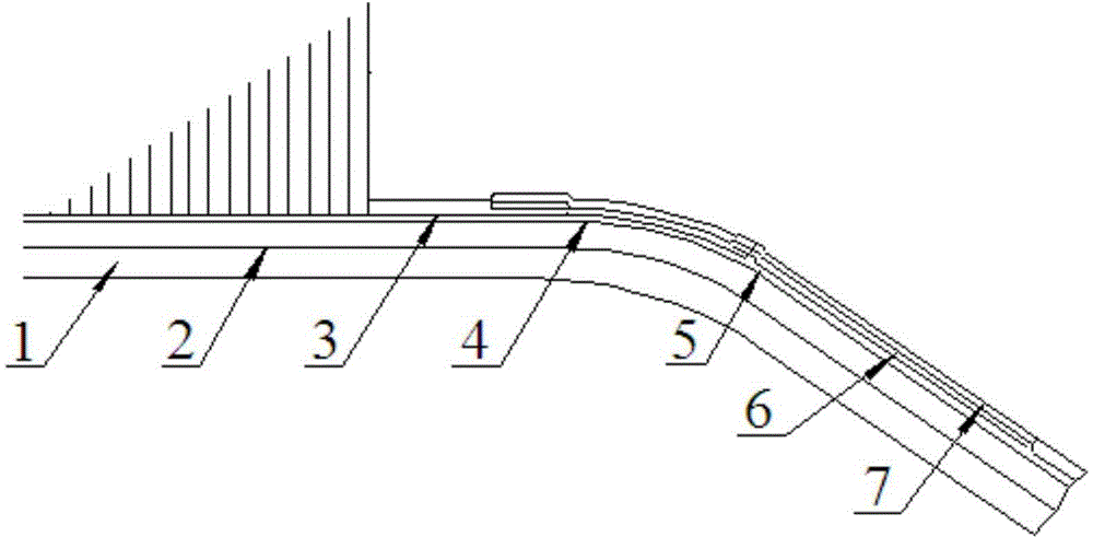 Stator coil corona preventing structure of highland high-voltage asynchronous motor