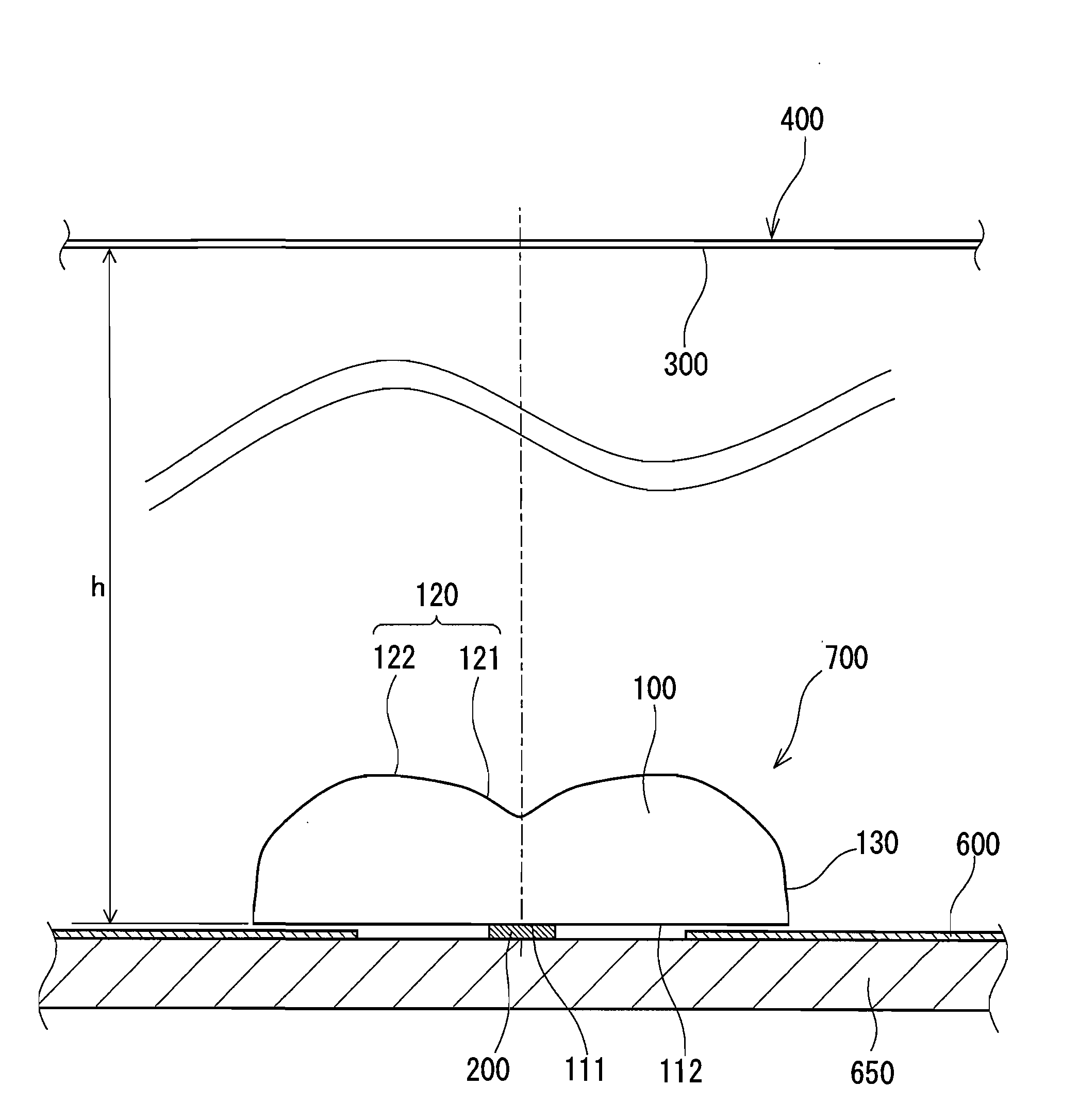 Illuminating lens, and lighting device, surface light source, and liquid-crystal display apparatus each using the same