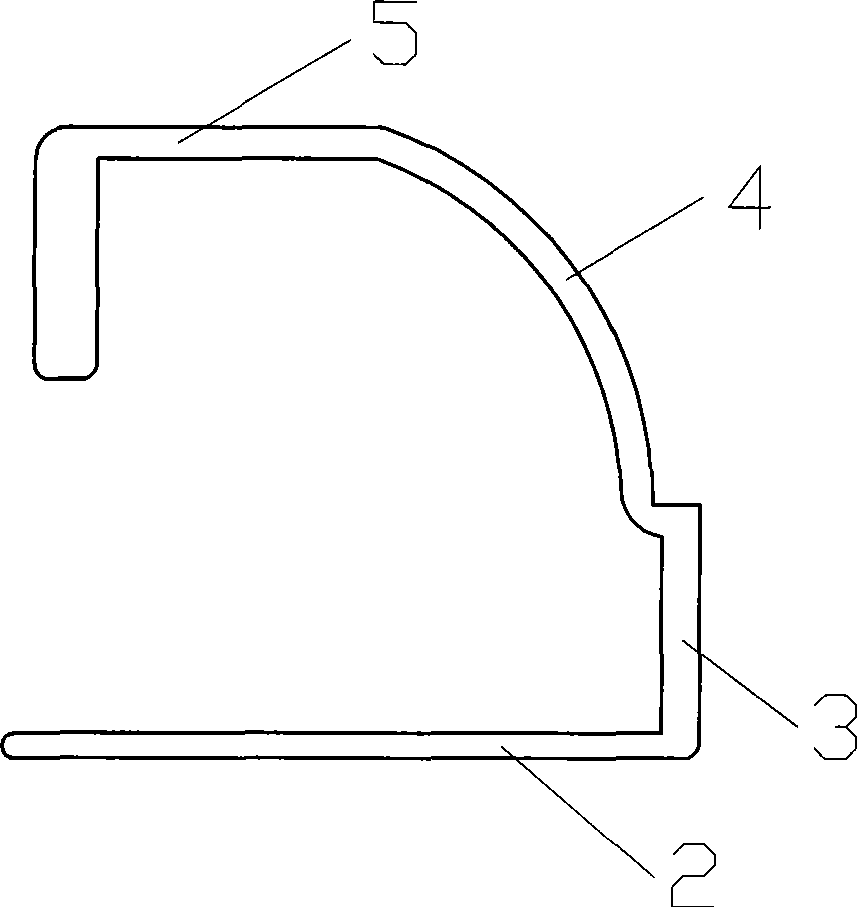 Aluminium section bar panel frame and method for manufacturing the same