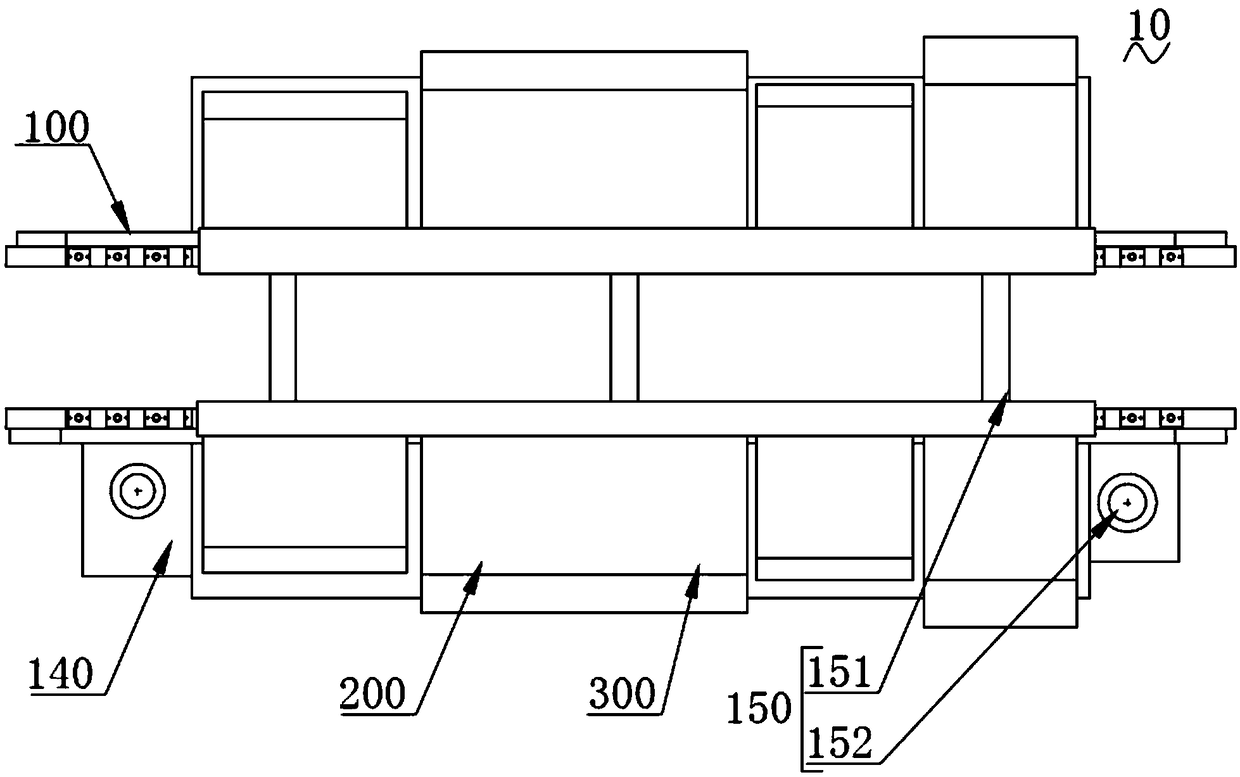 Automatic positioning, edge sealing and edge trimming system for furniture plate