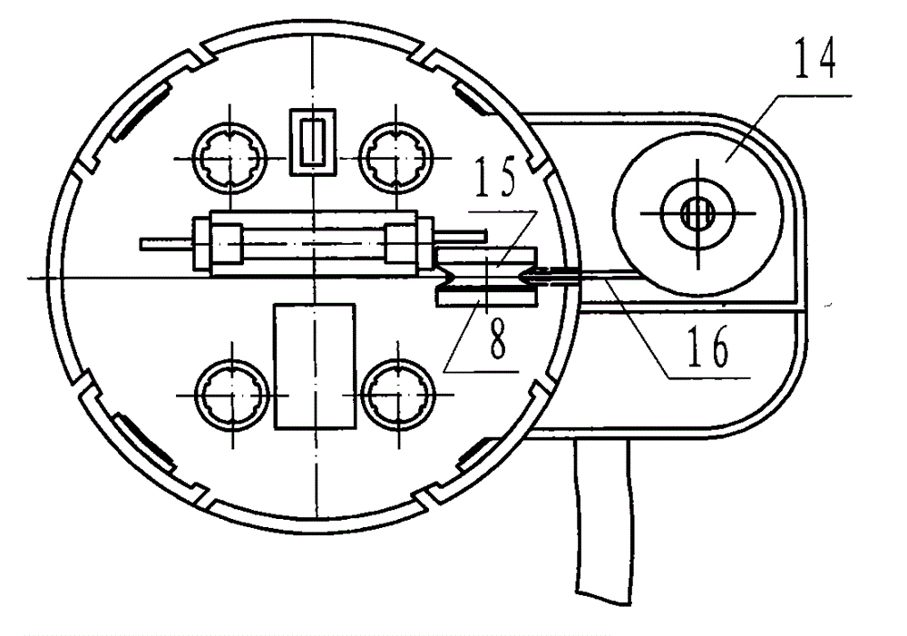 Electric drainage valve for toilet bowl