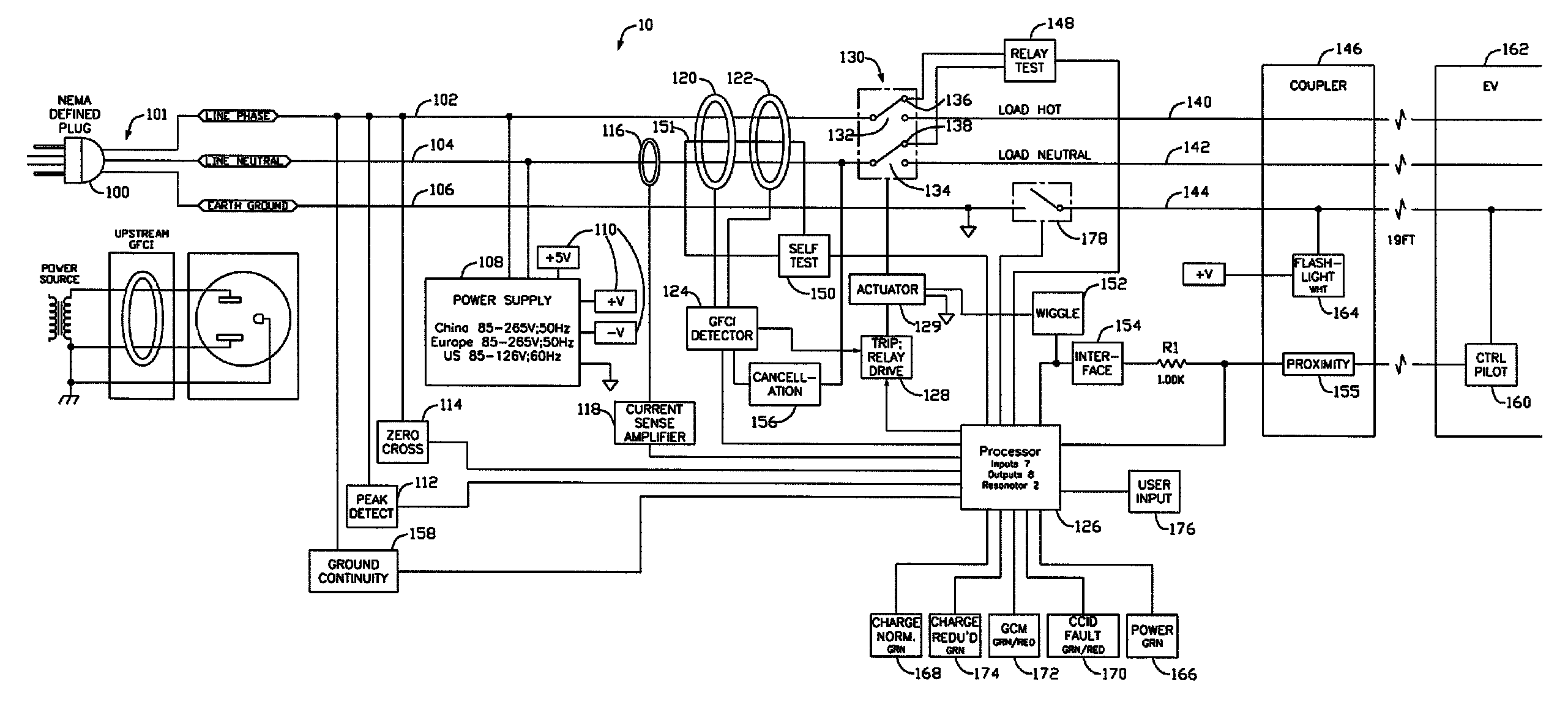 Protective device for an electrical supply facility