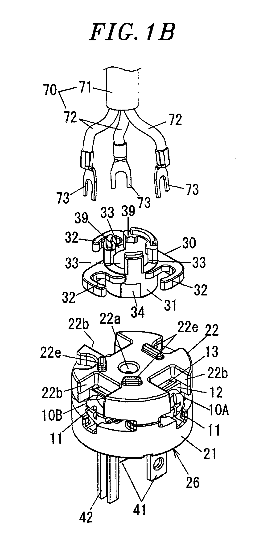 Electric wire positioning member and attachment plug including the same