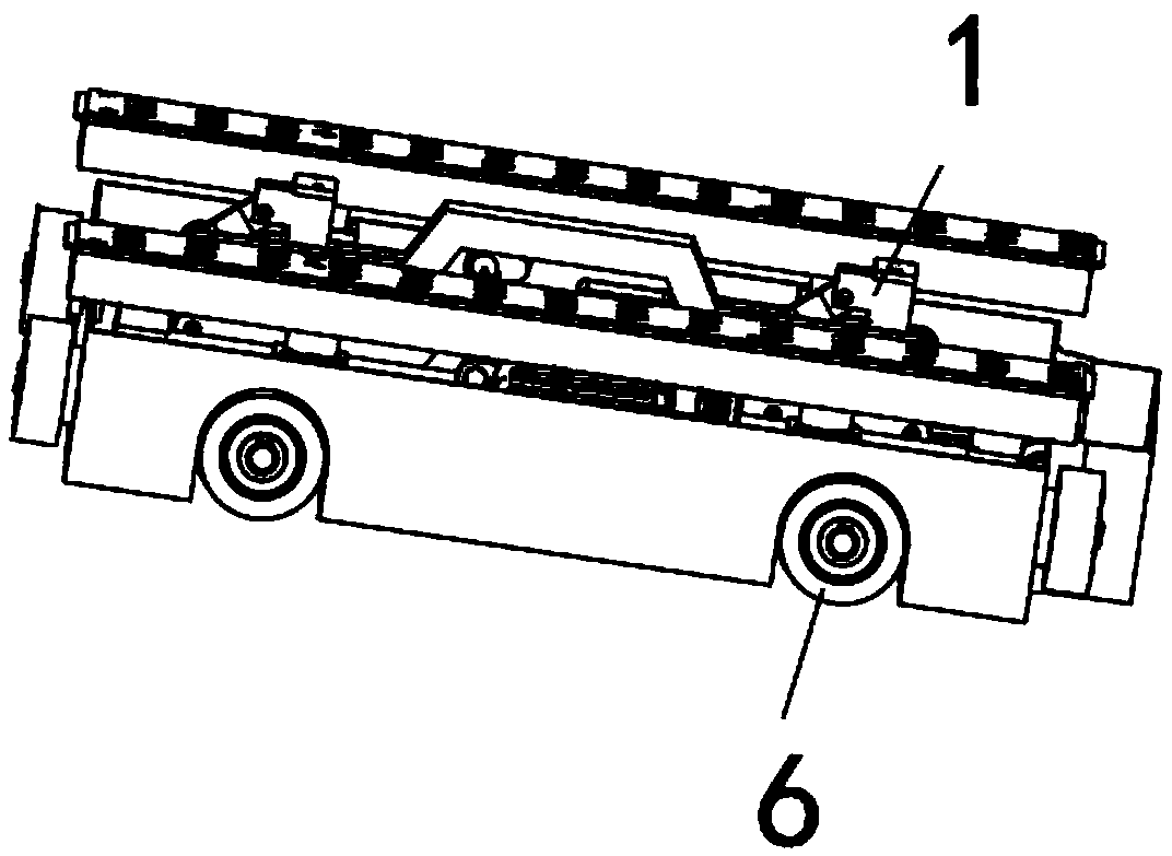 Four-direction shuttle carrier for stereoscopic warehouse