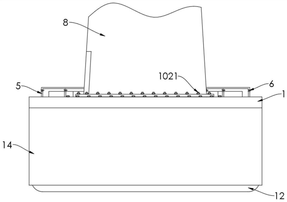 Floating type wind power device with plastic floating bodies