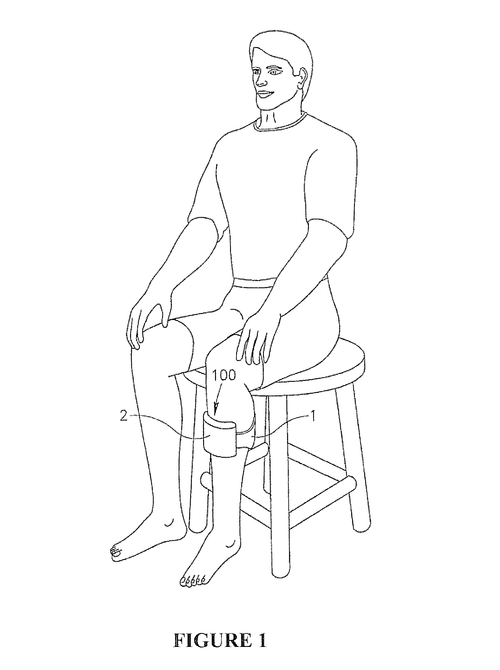 Portable self-contained device for enhancing circulation