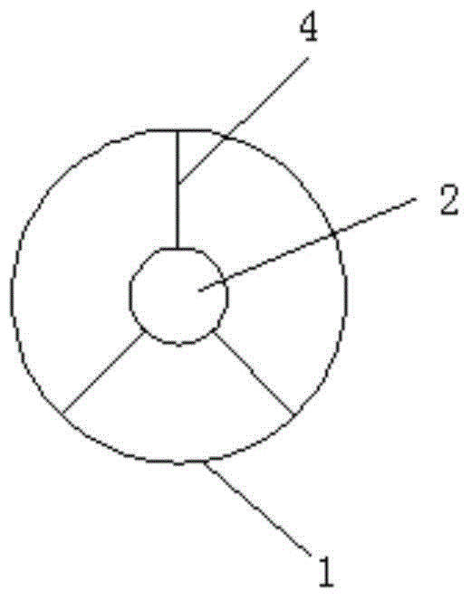 Crude oil settling tank oil distribution pipe