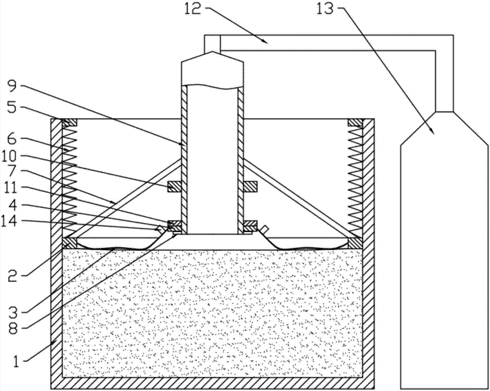 Powder screening mechanism