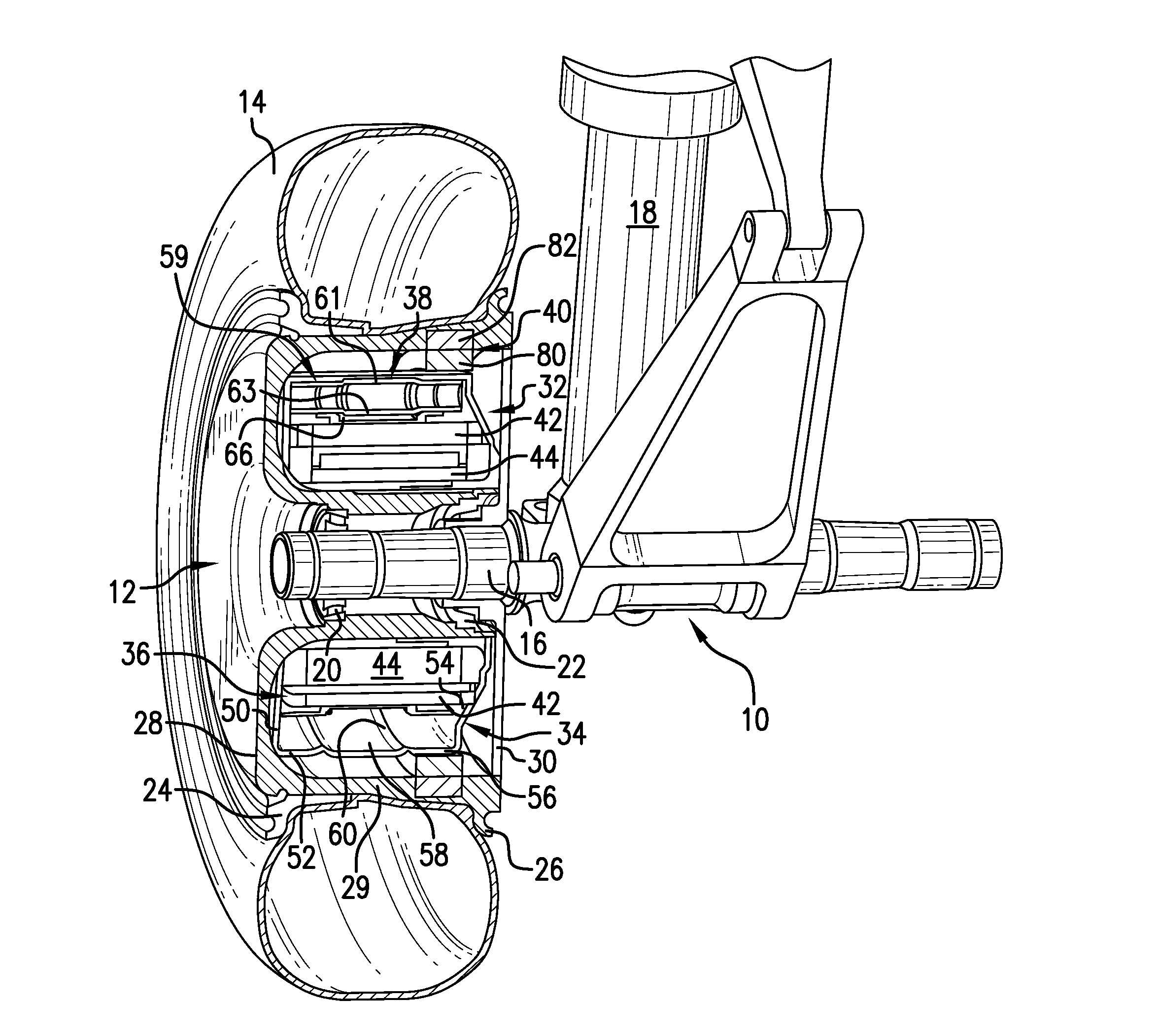 Roller Traction Drive System for an Aircraft Drive Wheel Drive System