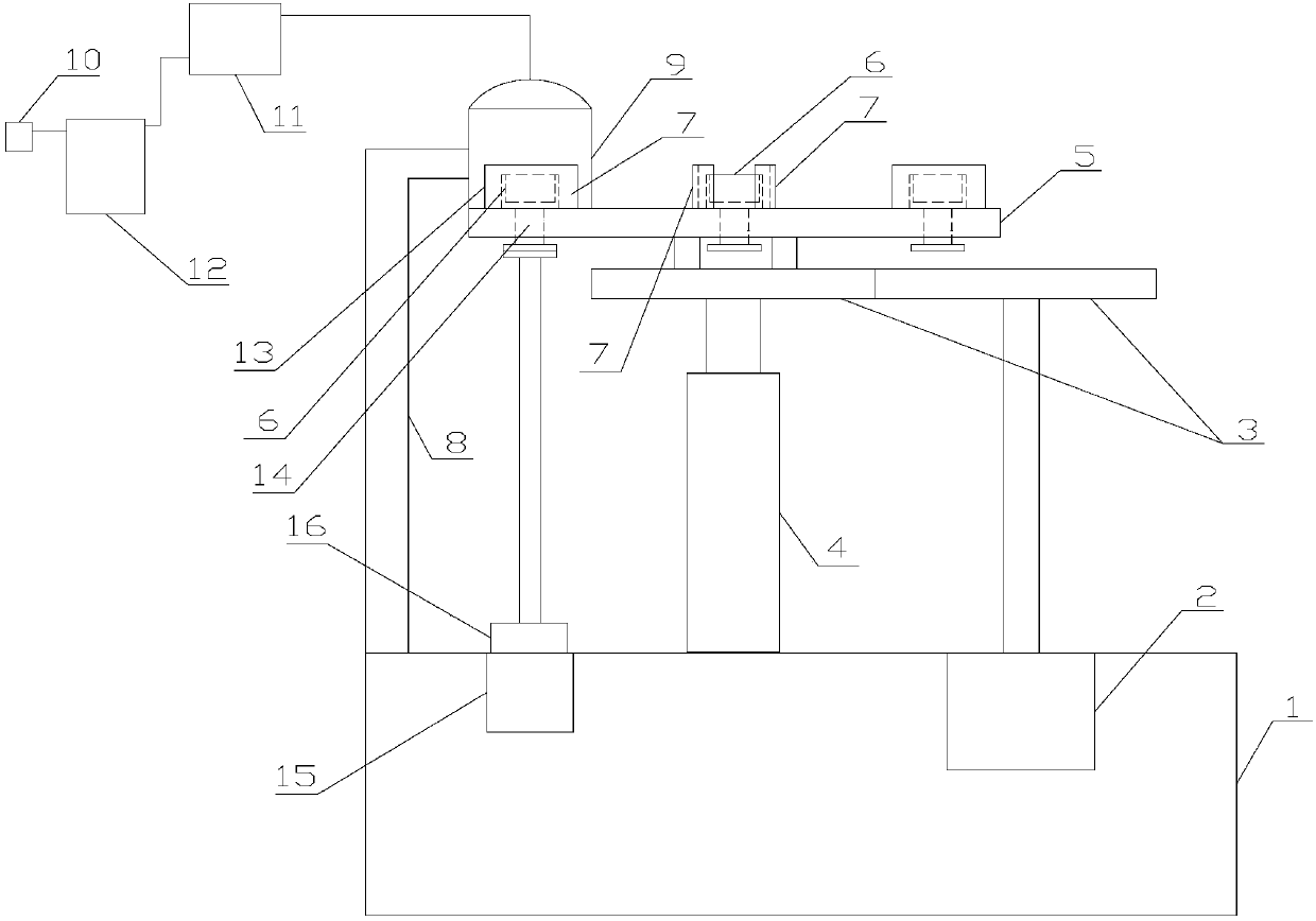 Model machine for microwave decomposition of crude oil contaminated soil