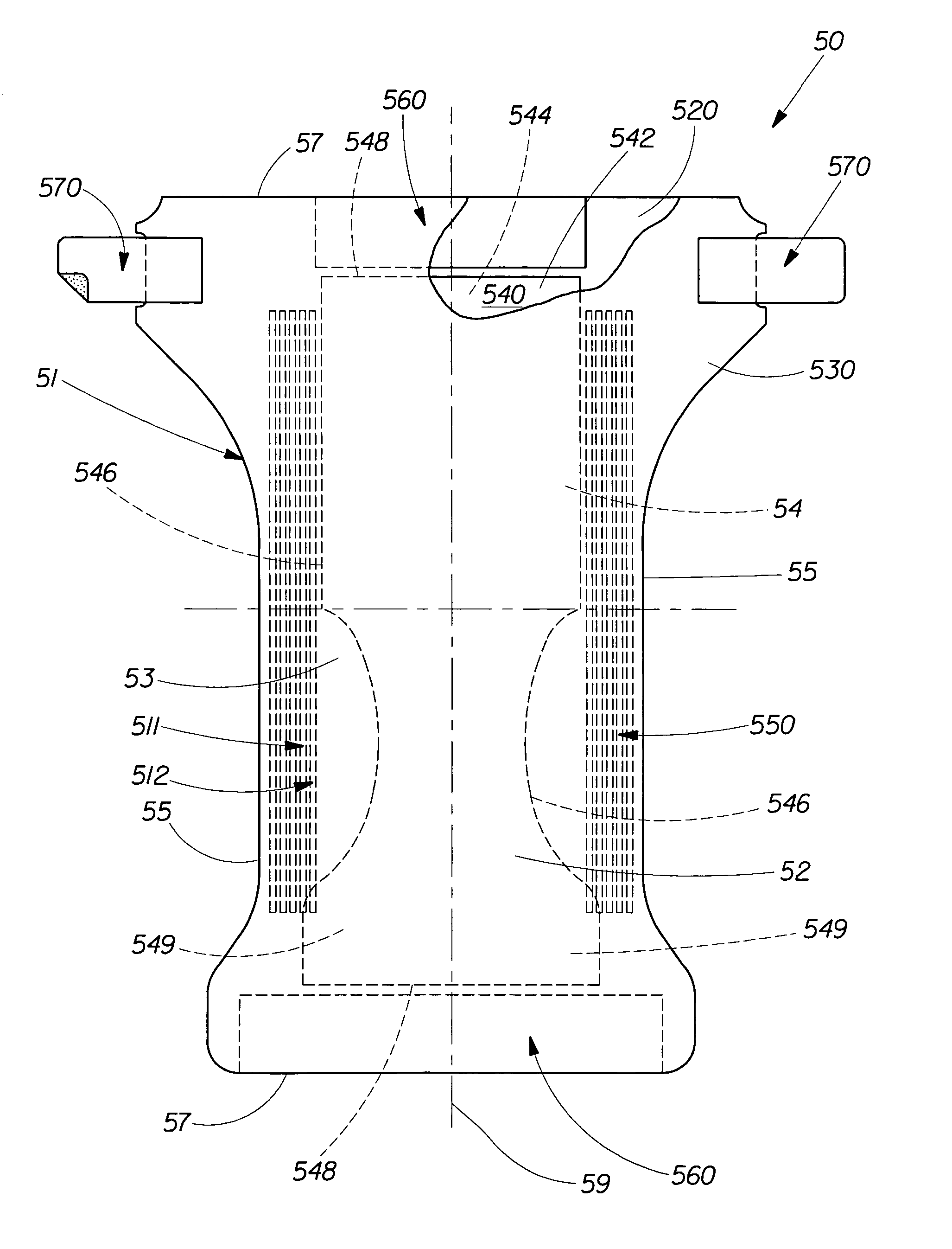 Hydrophobic surface coated absorbent articles and associated methods