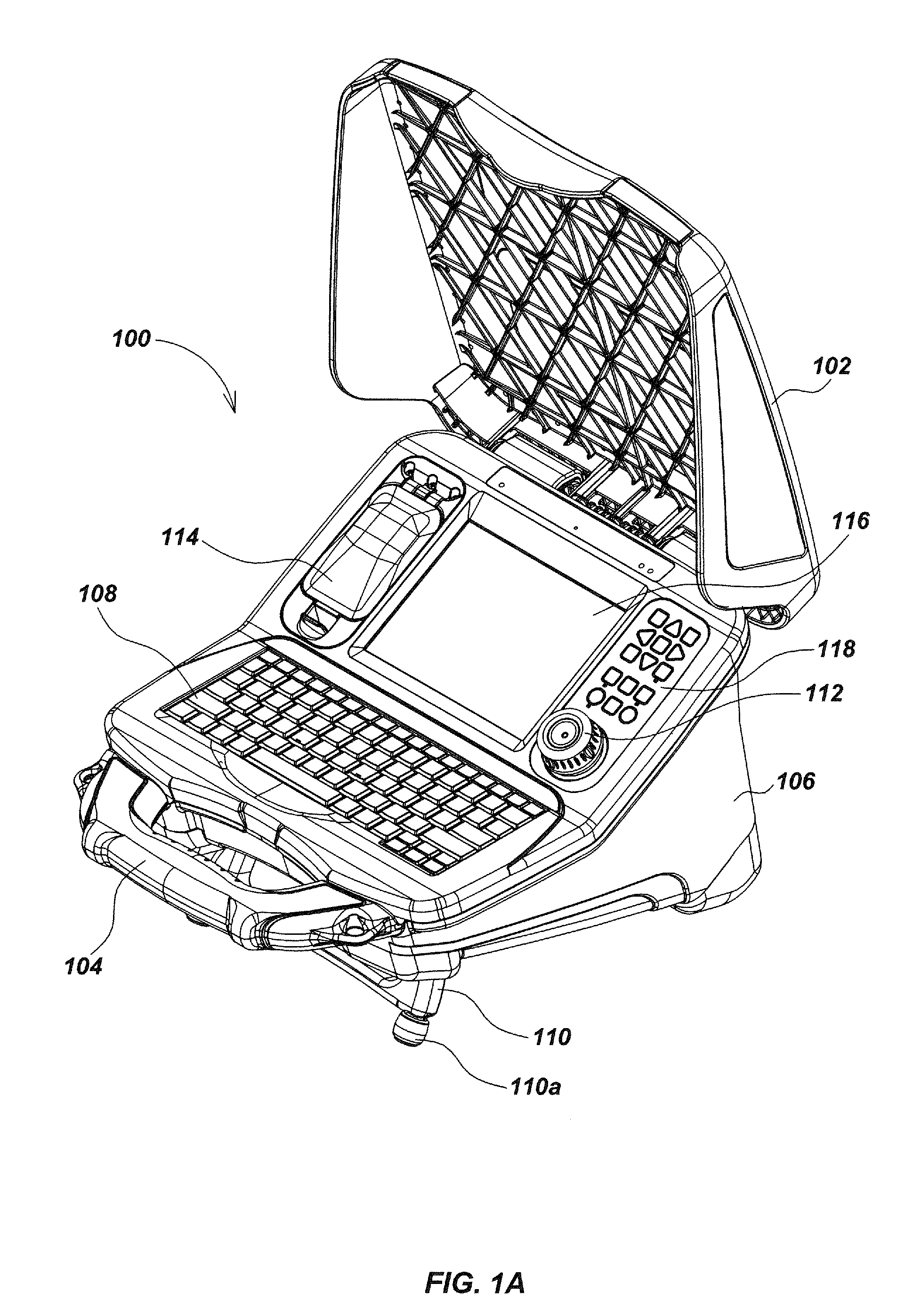 Self-grounding transmitting portable camera controller for use with pipe inspection system