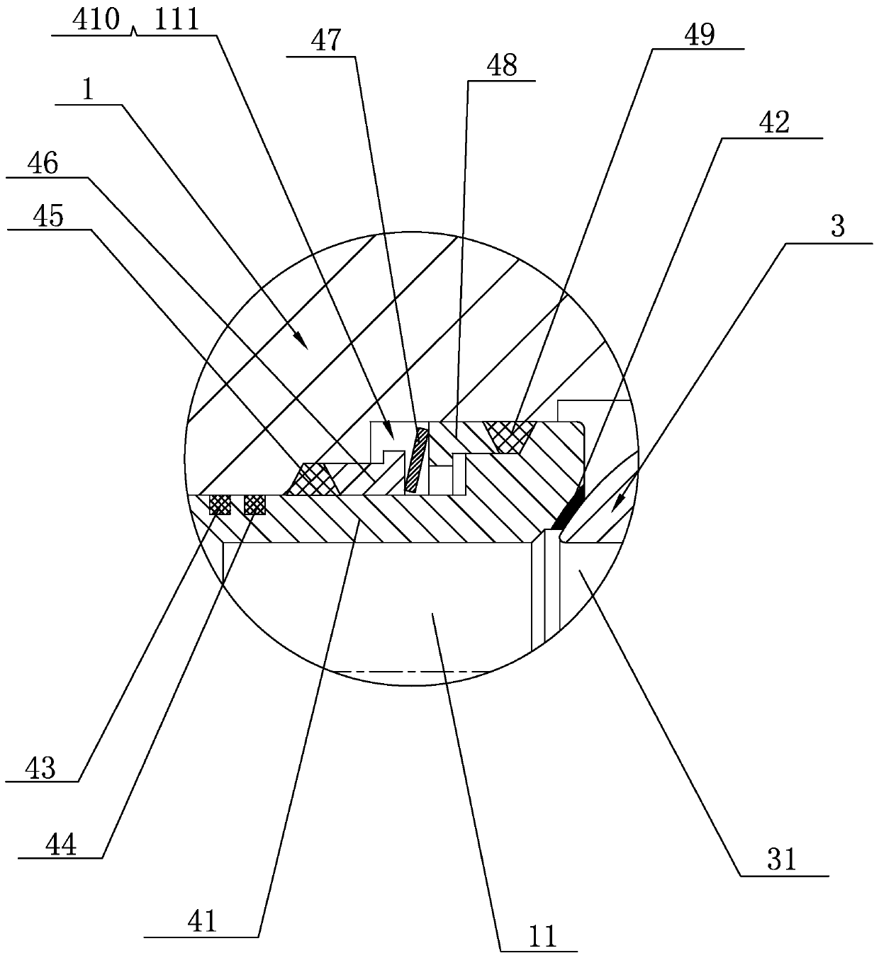 High-temperature and high-pressure rigidity seal ball valve for new energy industry