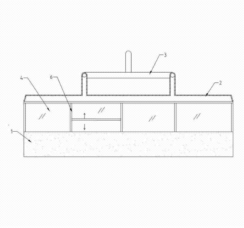 Acid mist collecting device for silver electrolysis cell
