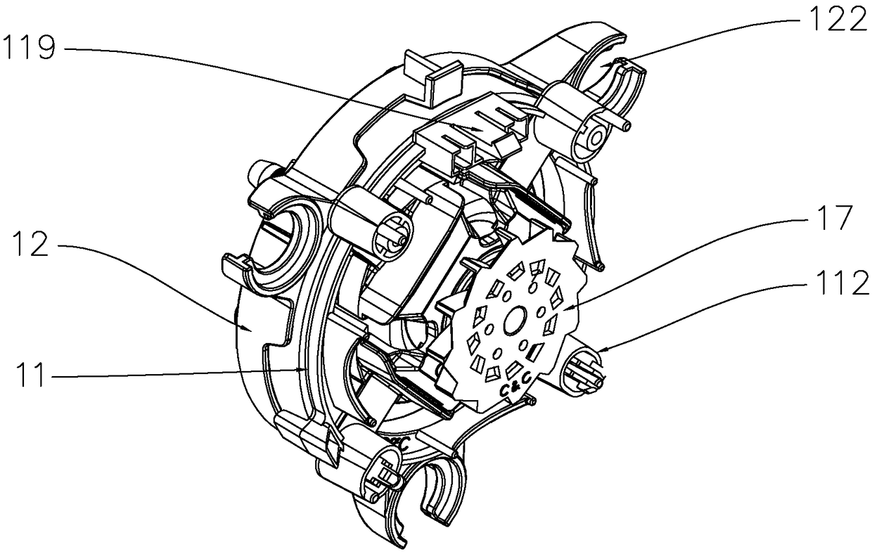 Damping high-speed single phase brushless motor