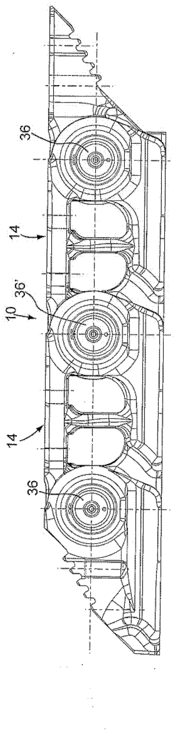 Track with rotating bushings for track-type vehicles