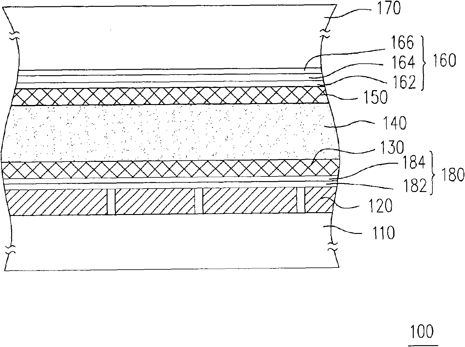 Reflective liquid crystal panel and refractive index matching euphotic electrode layer