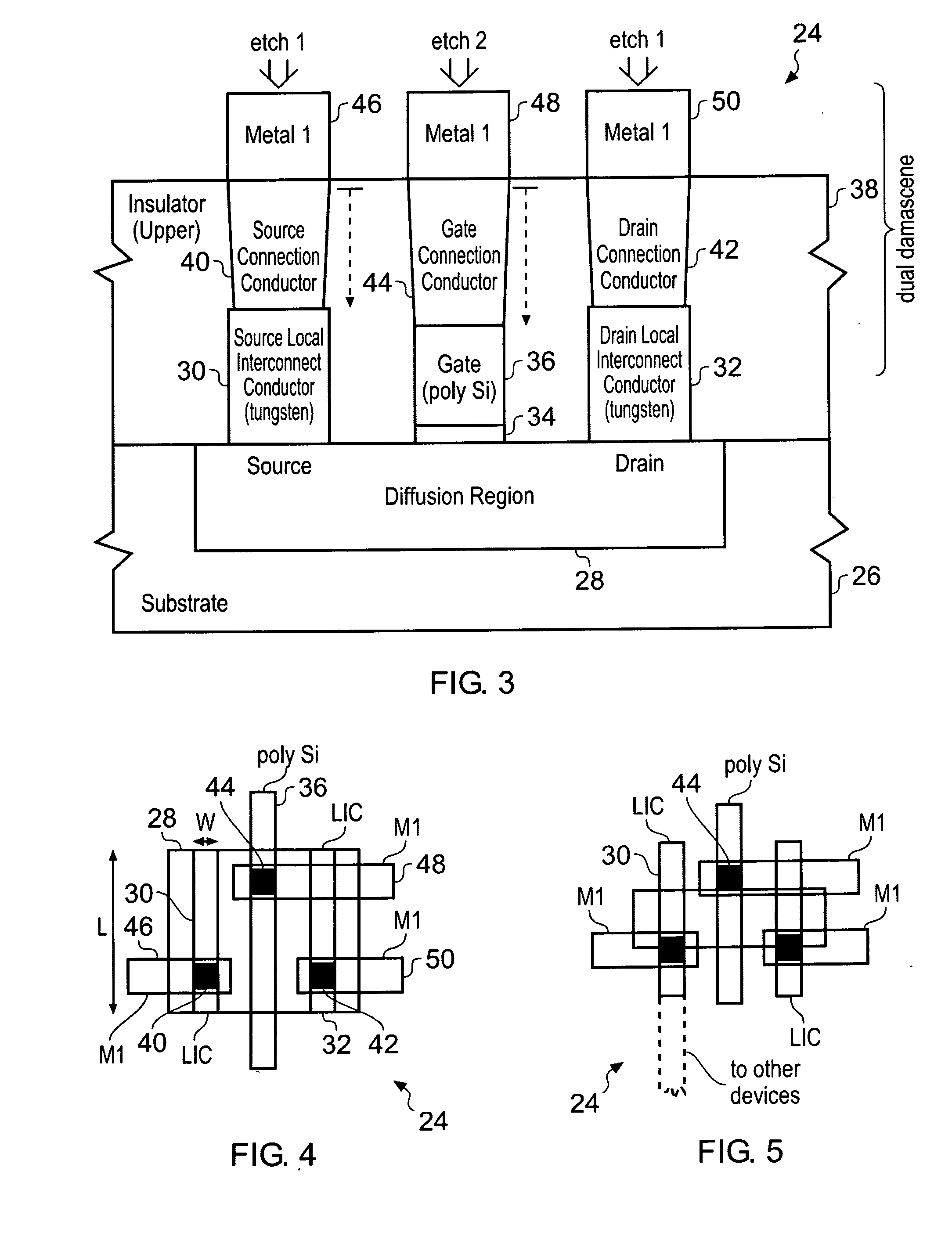 Integrated circuit and a method of making an integrated circuit to provide a gate contact over a diffusion region
