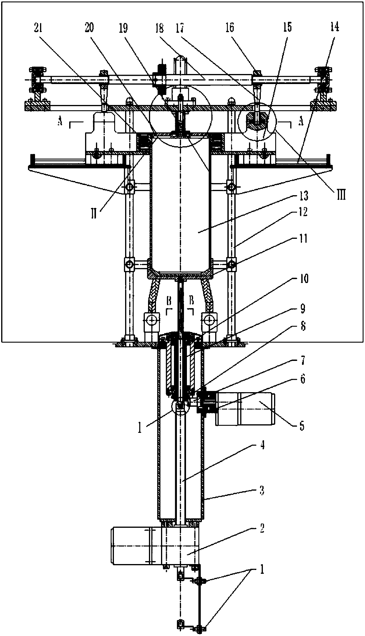 Container welding device and welding system containing same
