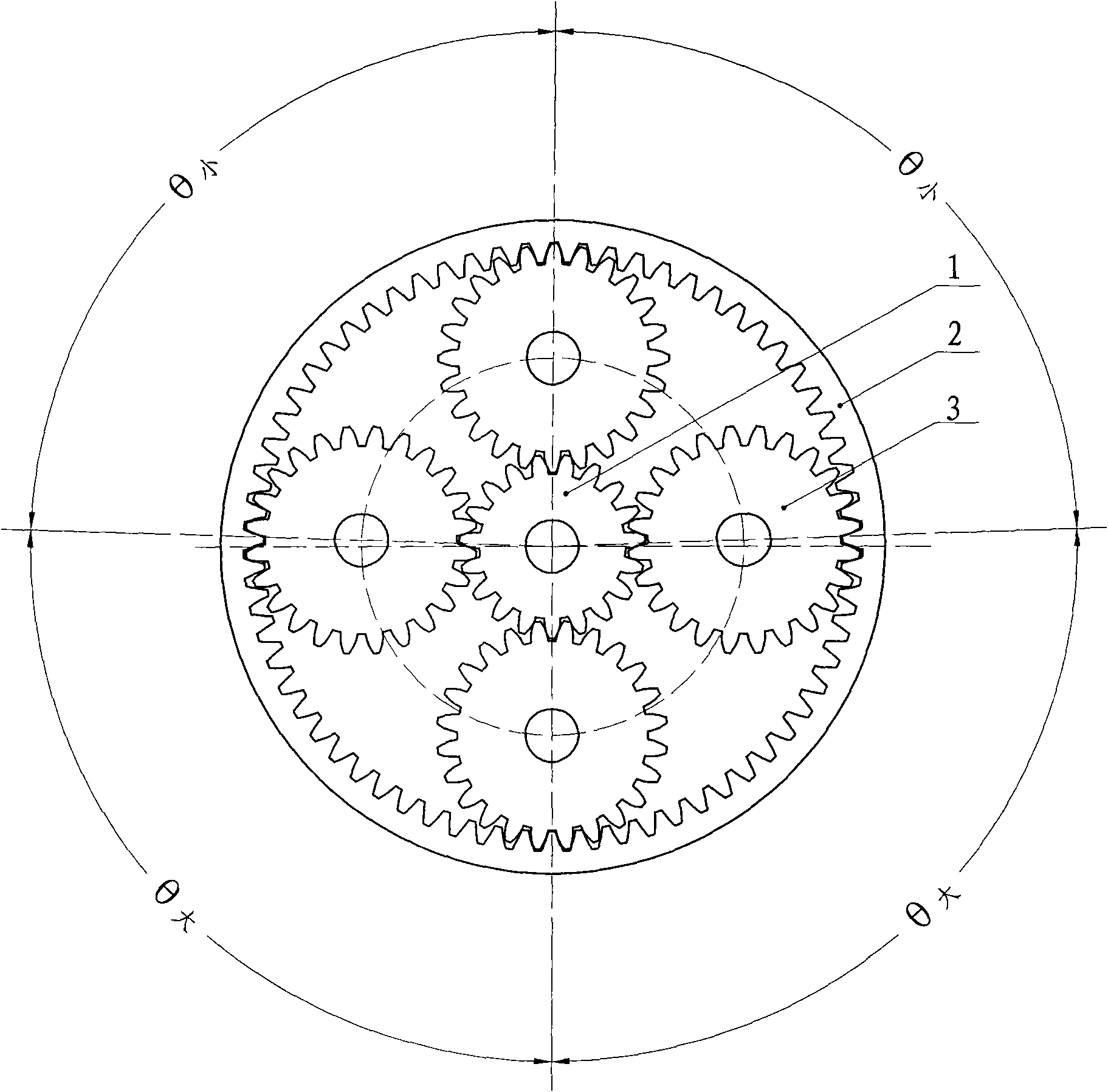 Assembling method for planetary gear transmission