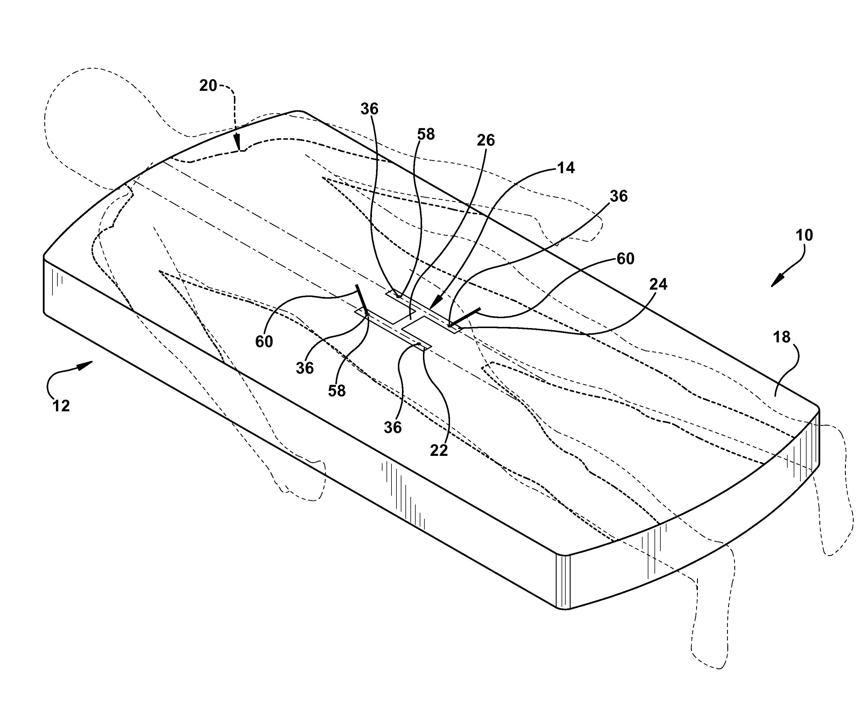 Surgical system for positioning a patient and marking locations for a surgical procedure