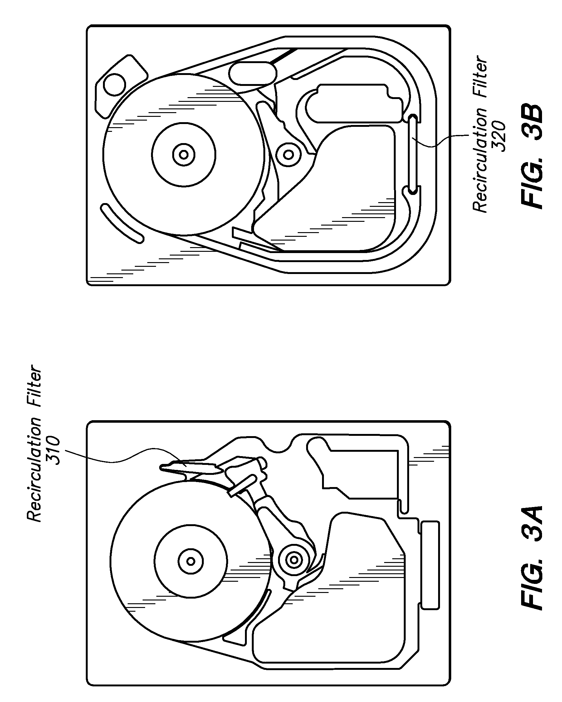 Airborne particle trap within an enclosure containing sensitive equipment