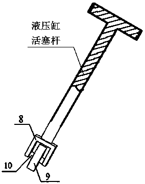 Caster mixed type hydraulic mechanical leg and control method