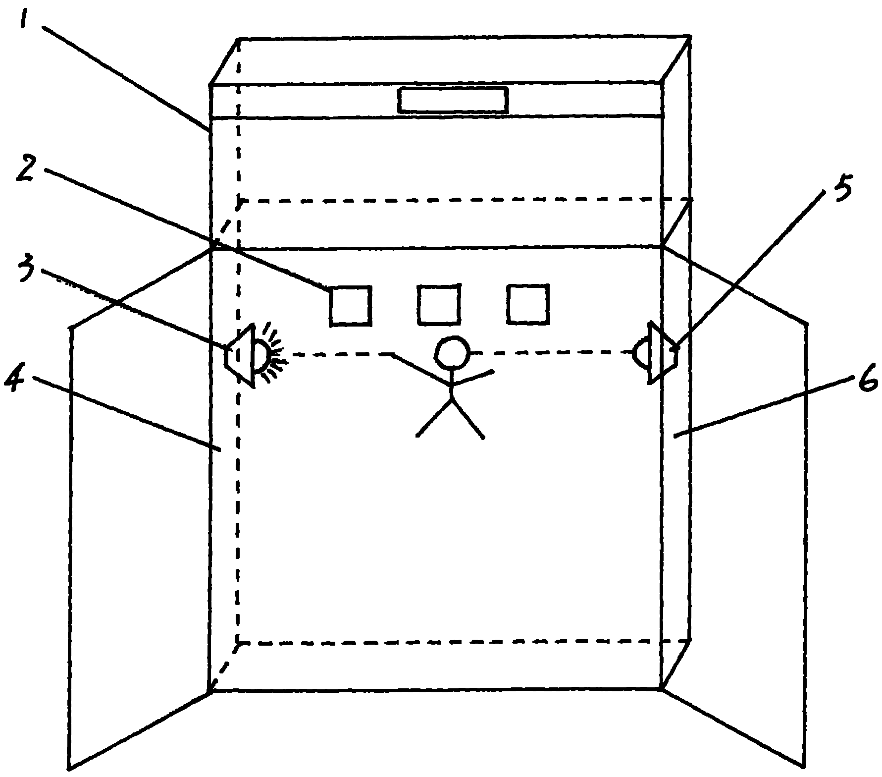 Safety alarm method of high voltage switch maintenance state