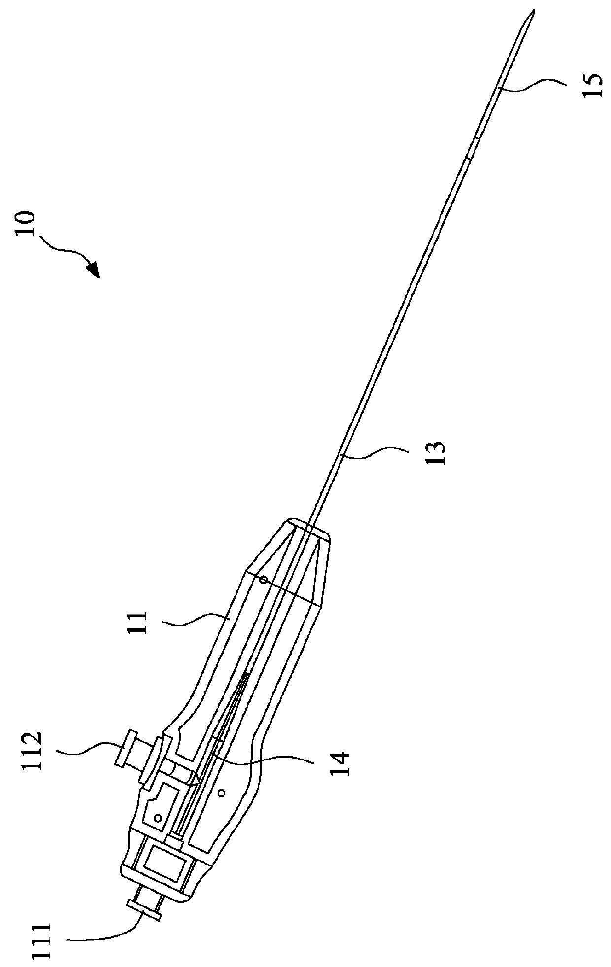 Thermotherapy needling instrument with tissue injection