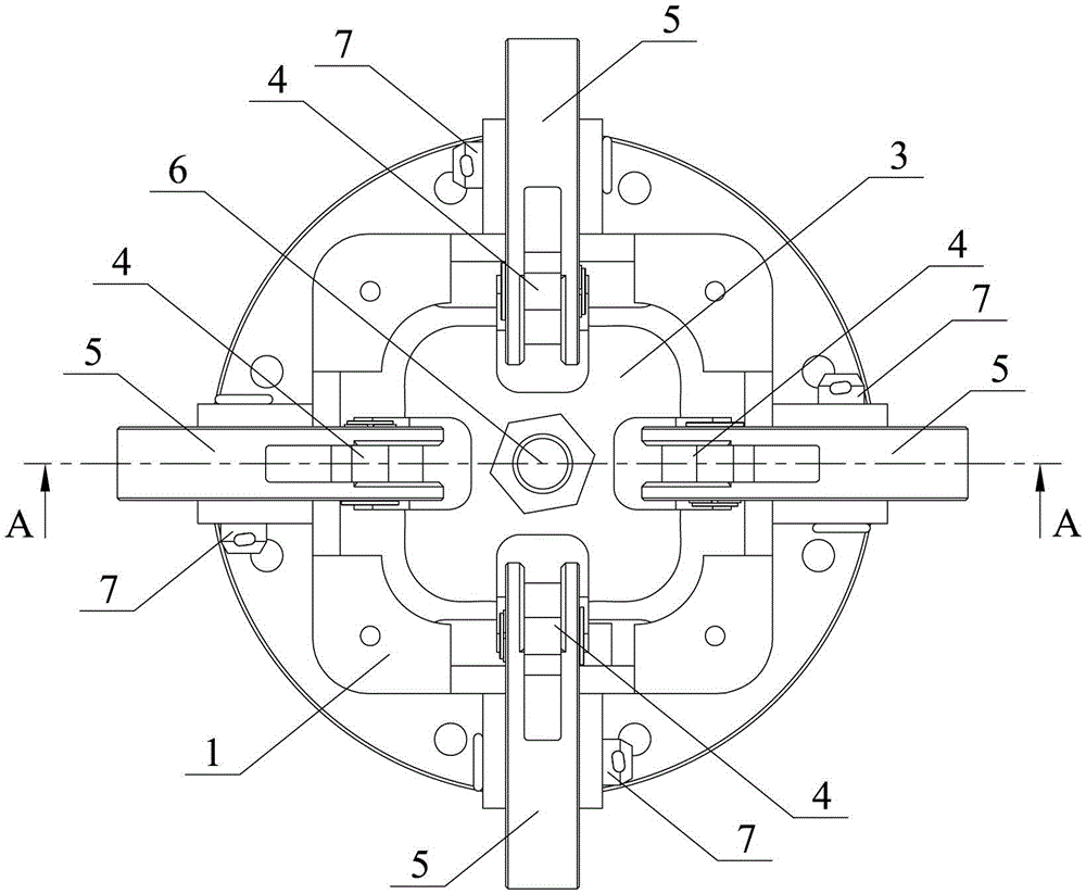 Multi-point synchronous automatic pressing mechanism