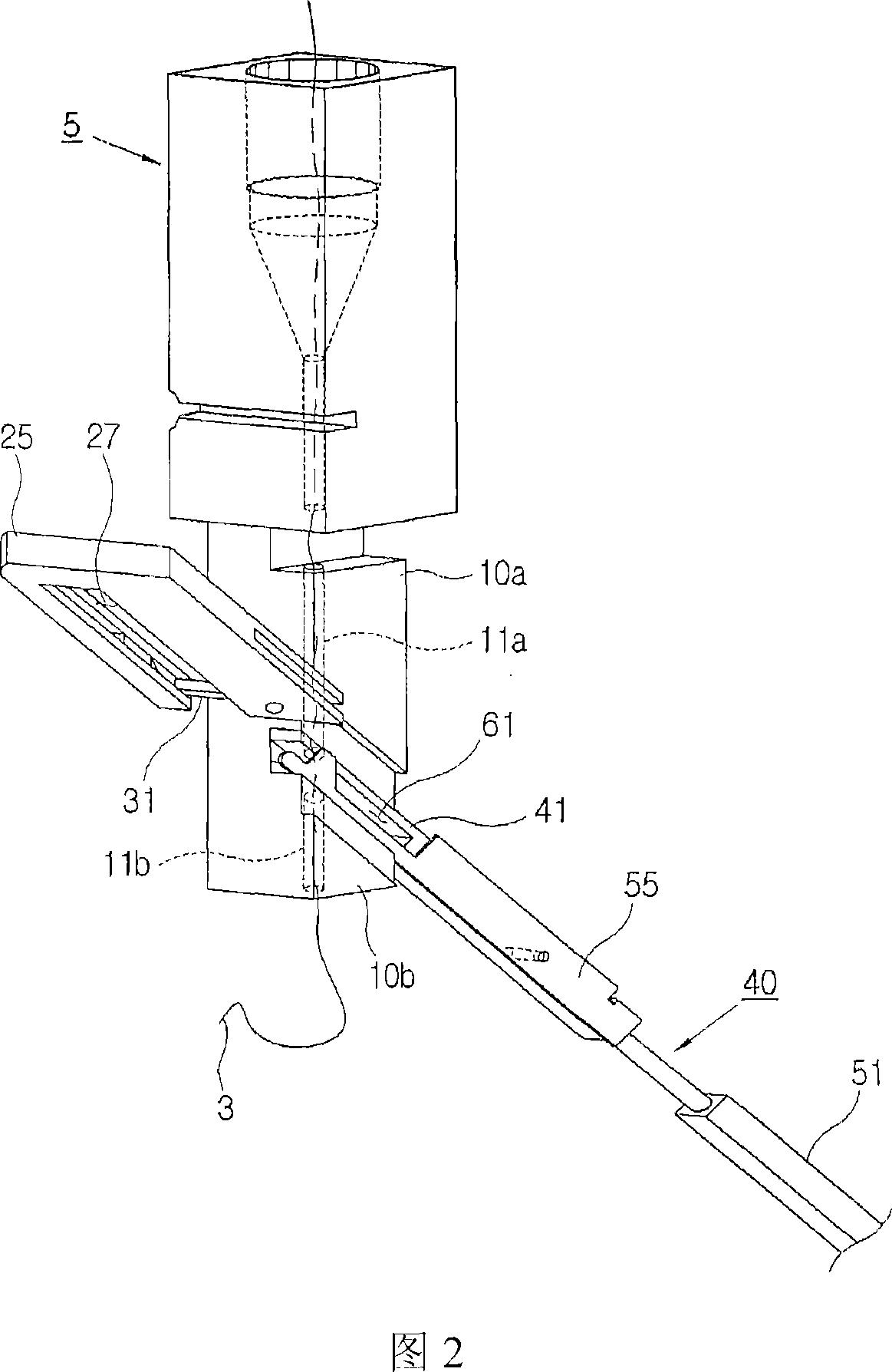 Thread feeding apparatus for an automatic embroidering machine