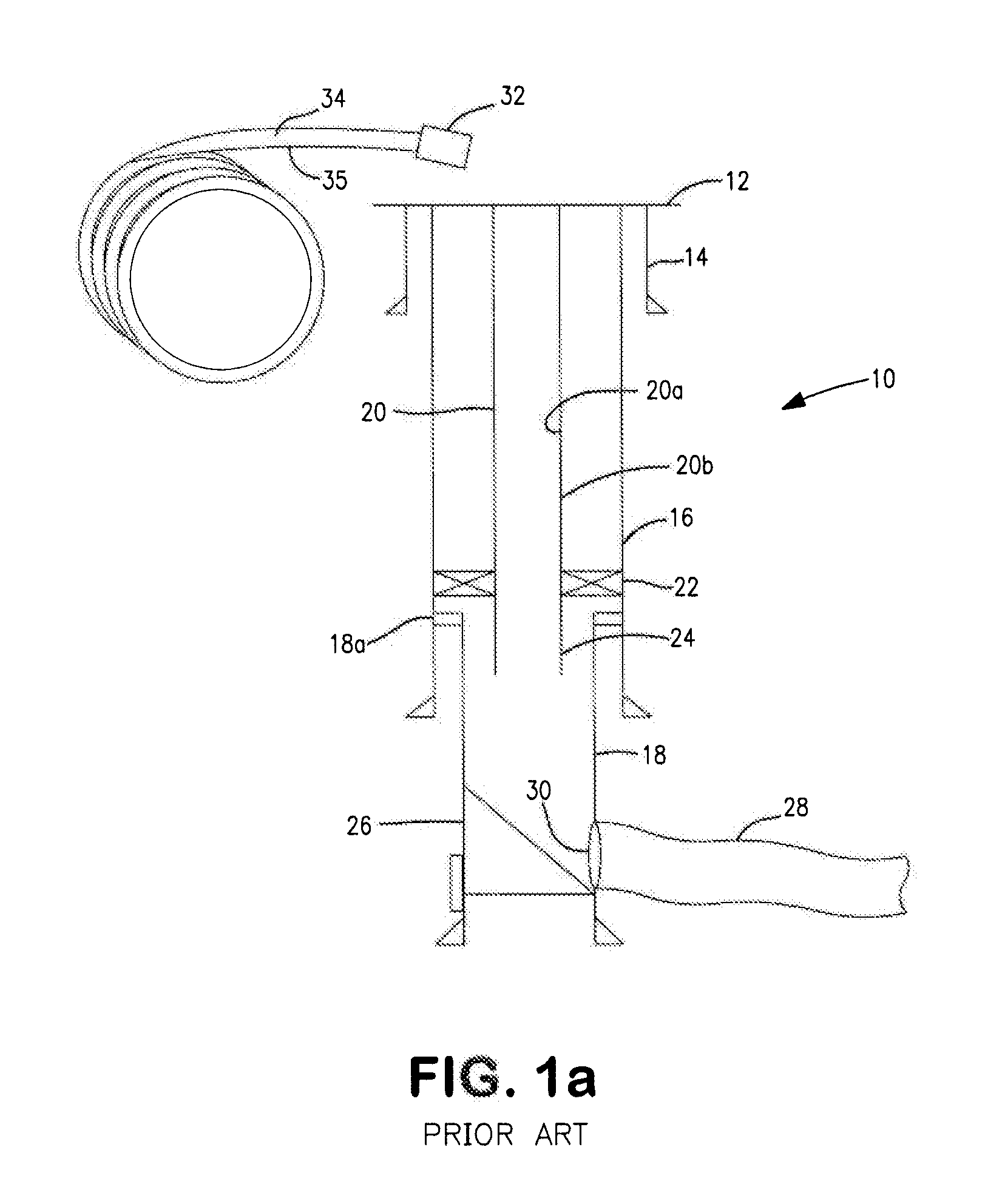 Method and Apparatus for Cementing a Liner in a Borehole Using a Tubular Member Having an Obstruction