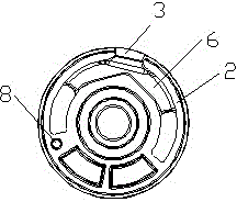 Oil feed channel of automobile steering pump and automobile steering pump