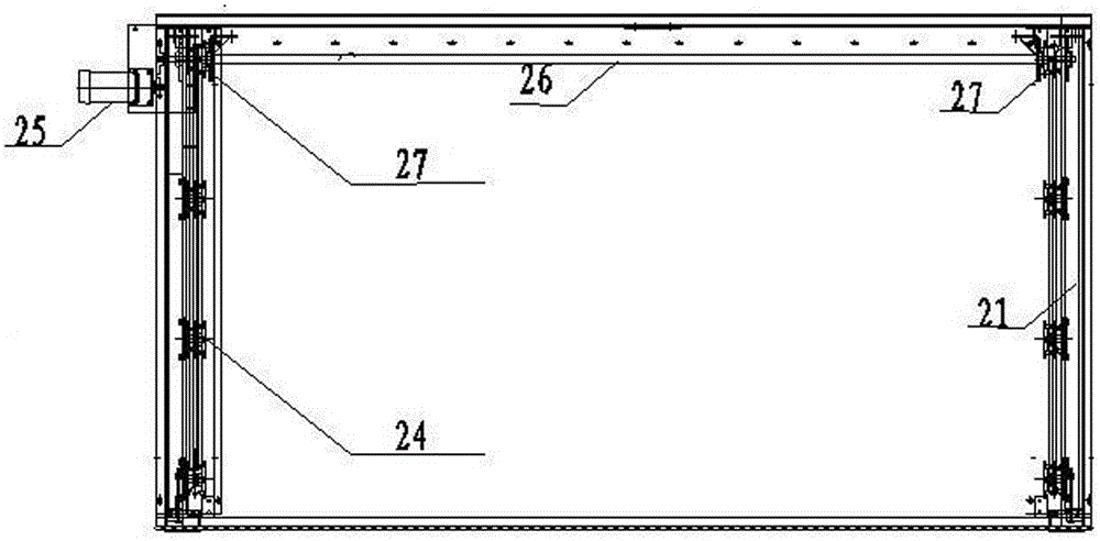 Four-way mobile access car mechanism