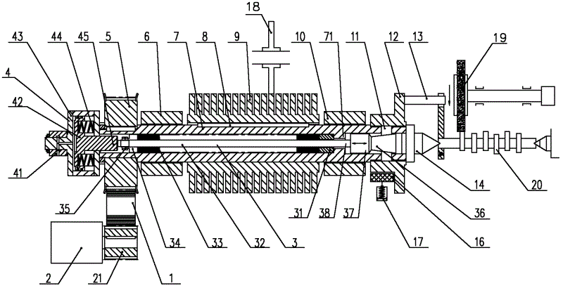 Stepless dividing device and camshaft grinder comprising same