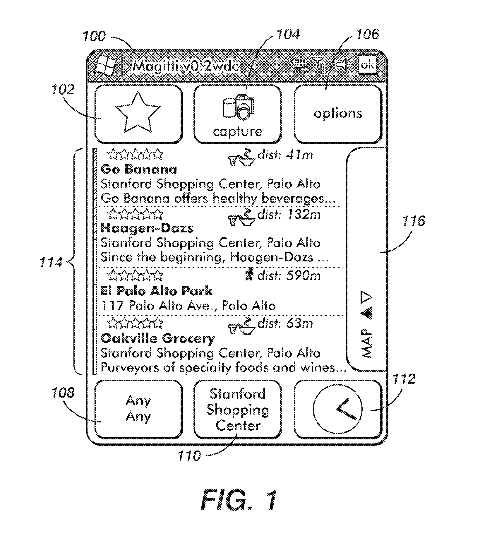 User interface for a context-aware leisure-activity recommendation system