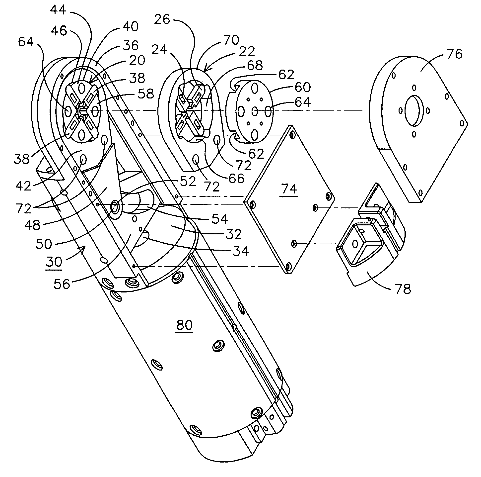 Crimp tool for crimping pin and socket contacts